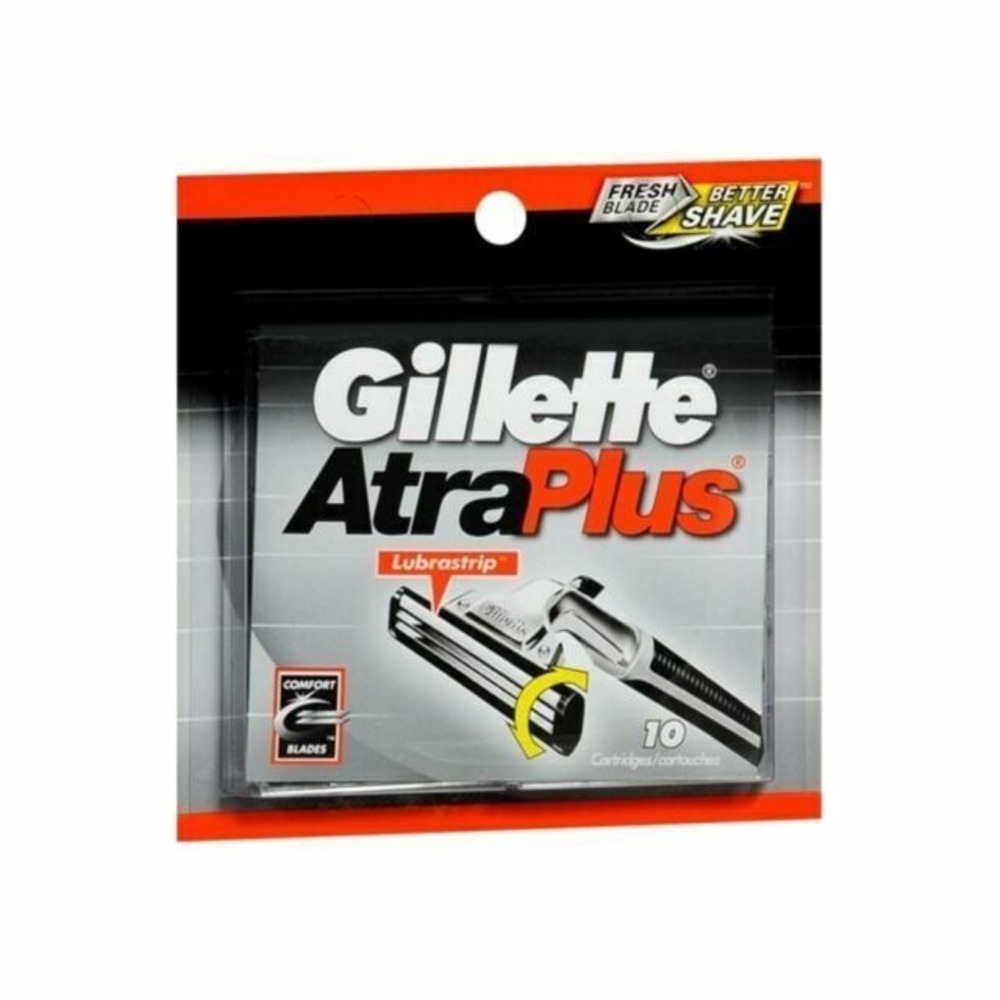 Gillette‎ AtraPlus Cartridges with Lubrastrip, 10-Count Package